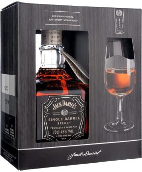 Jack Daniel's Single Barrel Tennessee Whiskey mit Jeff Arnett Nosing Glas 45 % vol